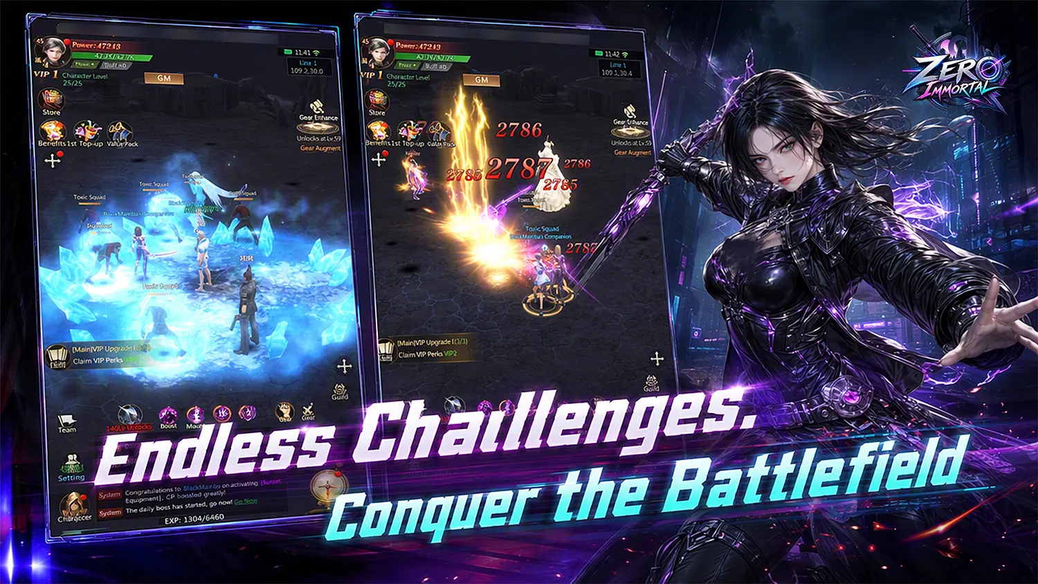 Endless Challenges. Conquer the Battlefield