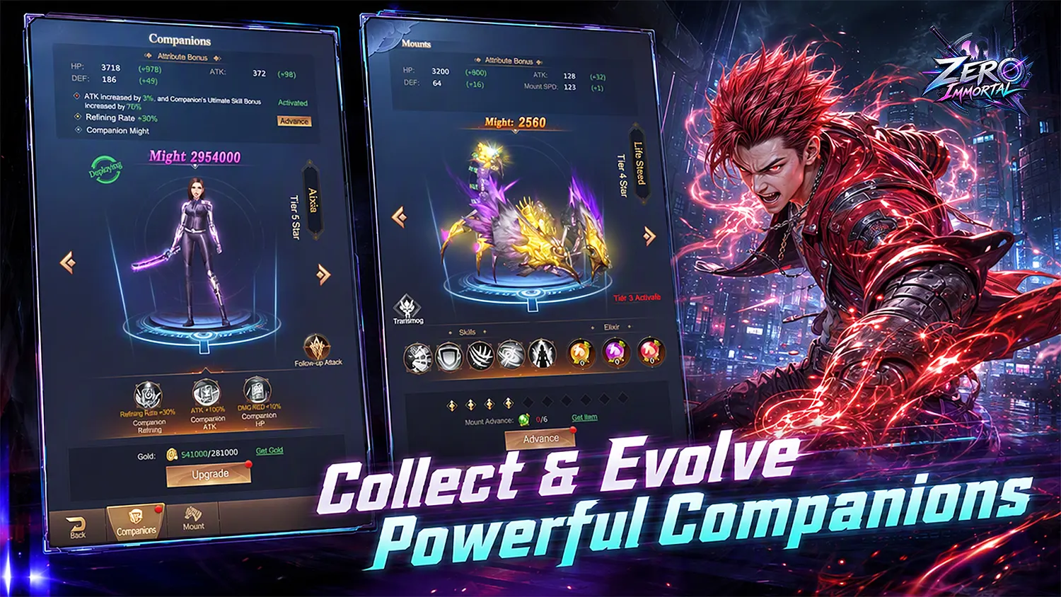 Collect & Evolve Powerful Companions