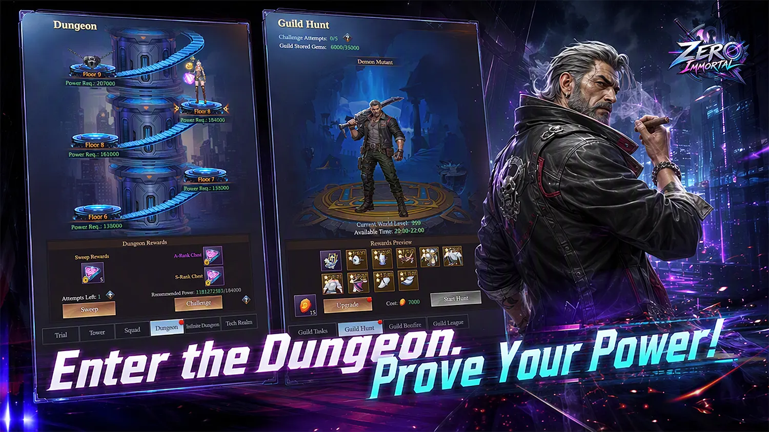 Enter the Dungeon. Prove Your Power!